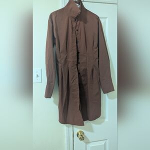 SHEIN Women's Chocolate Brown Dress